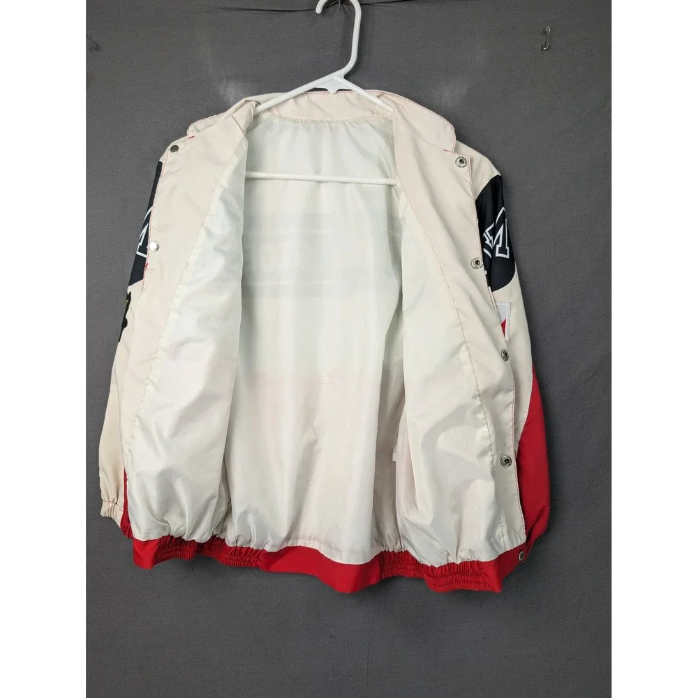 Yi Mushn Store Kids Racing Jacket Red White Black Patches Size 9Y 7190